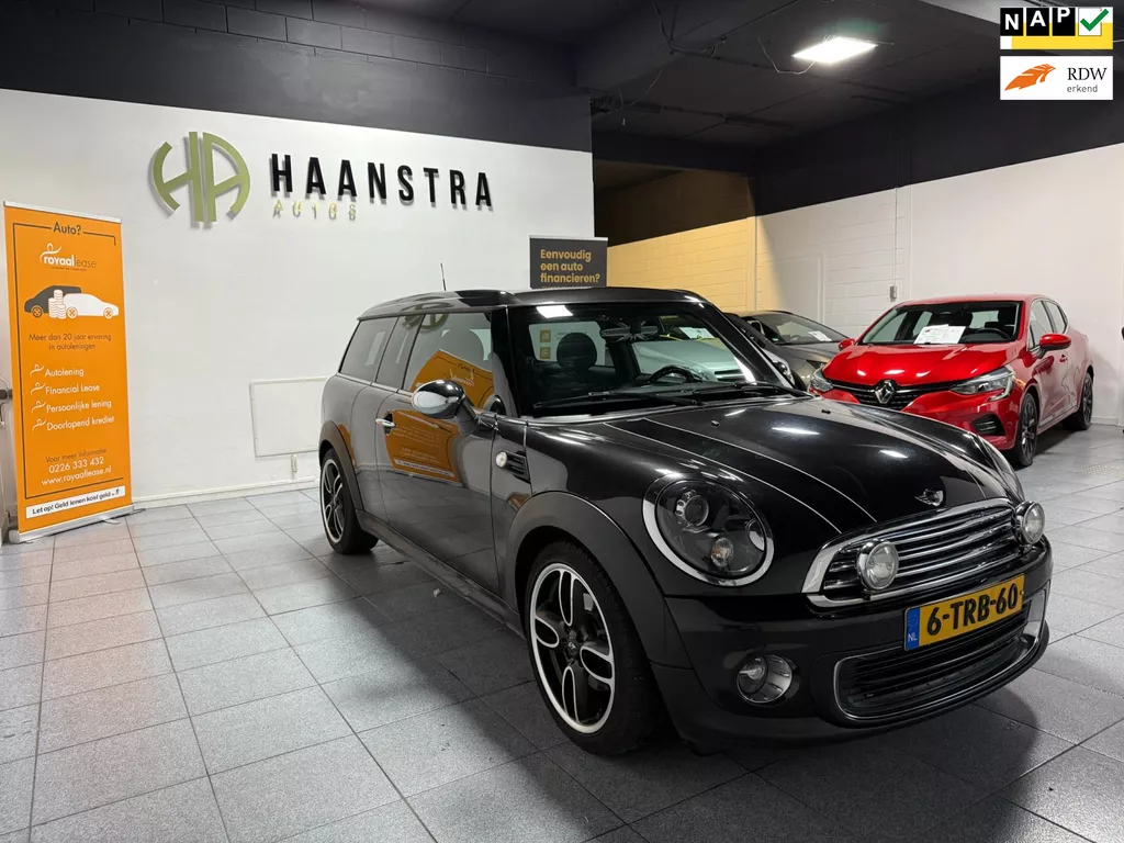 Mini Mini Clubman 1.6 One Final Edition Navigatie, Dub Pano-dak, NAP NL Auto!