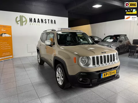 Jeep Renegade 1.4 MultiAir Limited AWD 170PK Leder Dub-Open dak.
